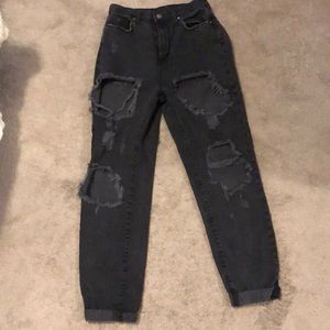 Urban Outfitters black mom high rise jeans size 27